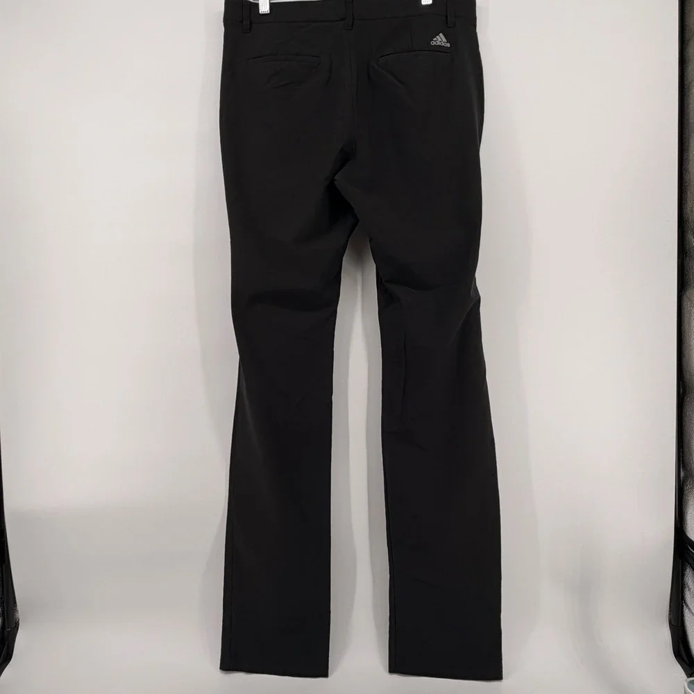 Adidas Ultimate365 Golf Pants Mens 34 x 35 Black Stretch Trousers RN88387